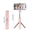 Wireless Selfie Stick Tripod Stand with Detachable Remote for iPhone Mobile Phone Streaming Selfie Stick Phone Tripod Stand