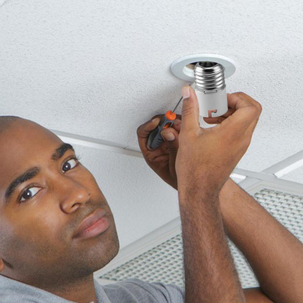 LED-Lampenadapter B22 zu E27 Lampenfassungen Konverter Lampenbasis Umwandlung Halter Konverter Glühbirnen Fassung Zubehör
