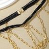 Leg Chain, Exaggerated Sexy Lace Stretch Rope Butterfly Spider Beetle Animal Leg Chain