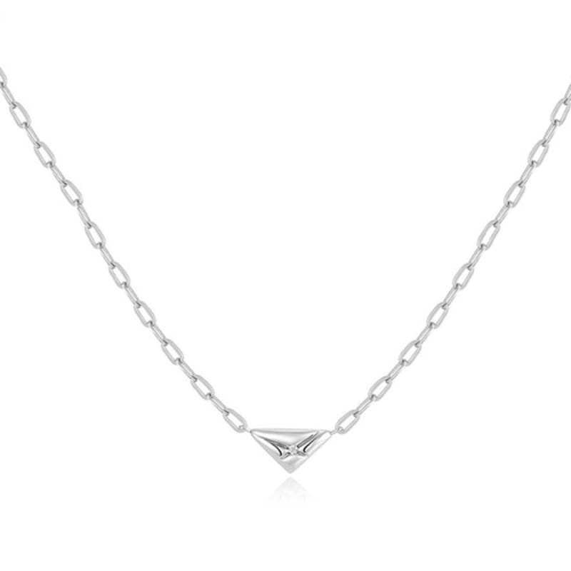 

ANIA HAIE Triangle 925 Silver Necklace N059-02H single type