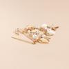 Fashion Pearl Shell Lady's Brooch Anti Exposure Fixed Pants Fixed Pin Versatile Creative Tassel Chain Brooch Clothes Decor