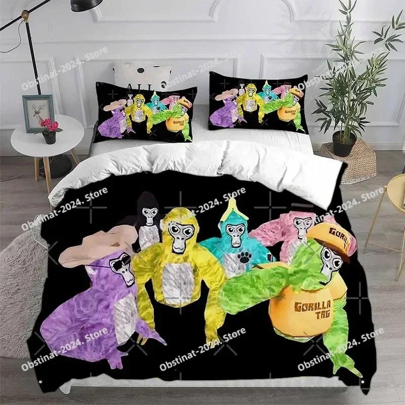 Fashion 3D Gorilla Tag Bedding Set Printed single Comforter Quilt Bed Cover Duvet Cover Pillow Case 3 Pieces Set Kids Adult Size