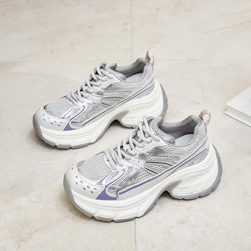 

Внутренняя платформа на танкетке, ретро кроссовки «папины», женские весенние новые спортивные туфли, повседневная обувь, немецкие тренировочные туфли, обувь Форреста Гампа 31