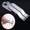 Stainless Steel Earthworm Bloodworm Bait Hook Clip Clamp Fishing Tackle Tool