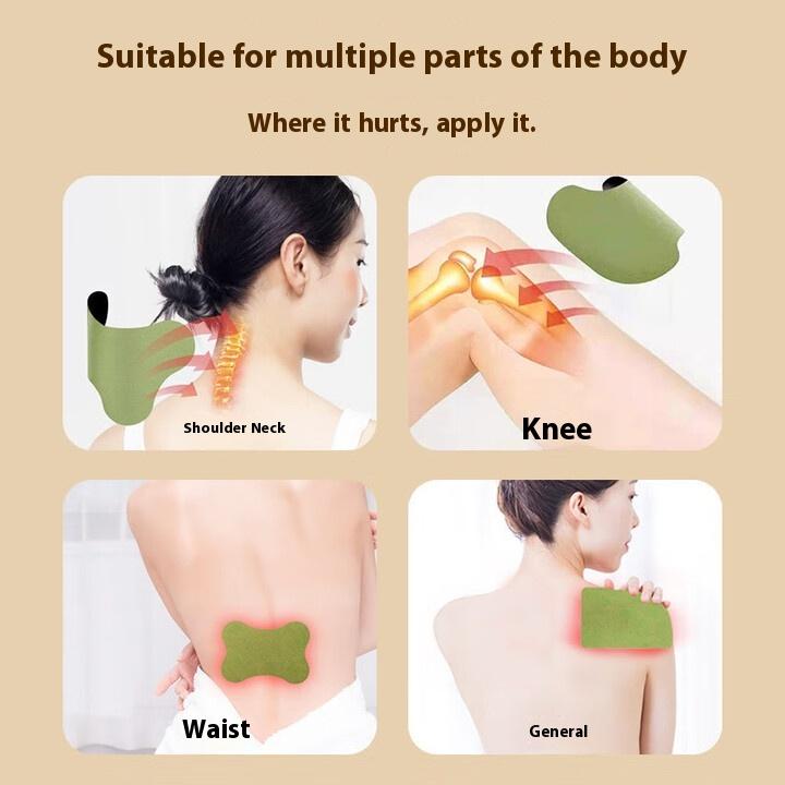 Moxibustion sticker neck shoulder waist knee joint sticker household self-heating moxa sticker wormwood lumbar spine sticker