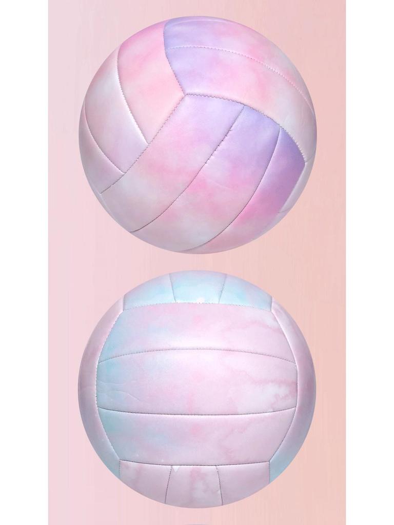 PVC Soft Volleyball - Size 5, Machine-Sewn for School Competition and Training