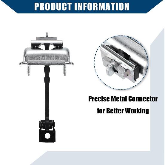 No.BK3Z6123500D Front Left or Right Door Check Strap Limiter Stopper for Ford E-Transit Transit-150 Transit-250 2015-2022 / Driver Passenger Door