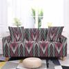 Dehnbarer Sofaüberzug mit Druck 1 2 3 4 Sitzer Anti-Fouling Überwurf L-Form Schutz Home Decor Wohnzimmer