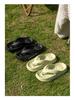 Women's & Men's Thick-Soled Summer Flip-Flops: Non-Slip, Fashionable Home & Outdoor Slippers for Couples