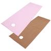 Buty Salon Bed Sheet Waterproof Oil Proof   Bed Cover with Face Brth Hole(Pink +Dark Coffee )
