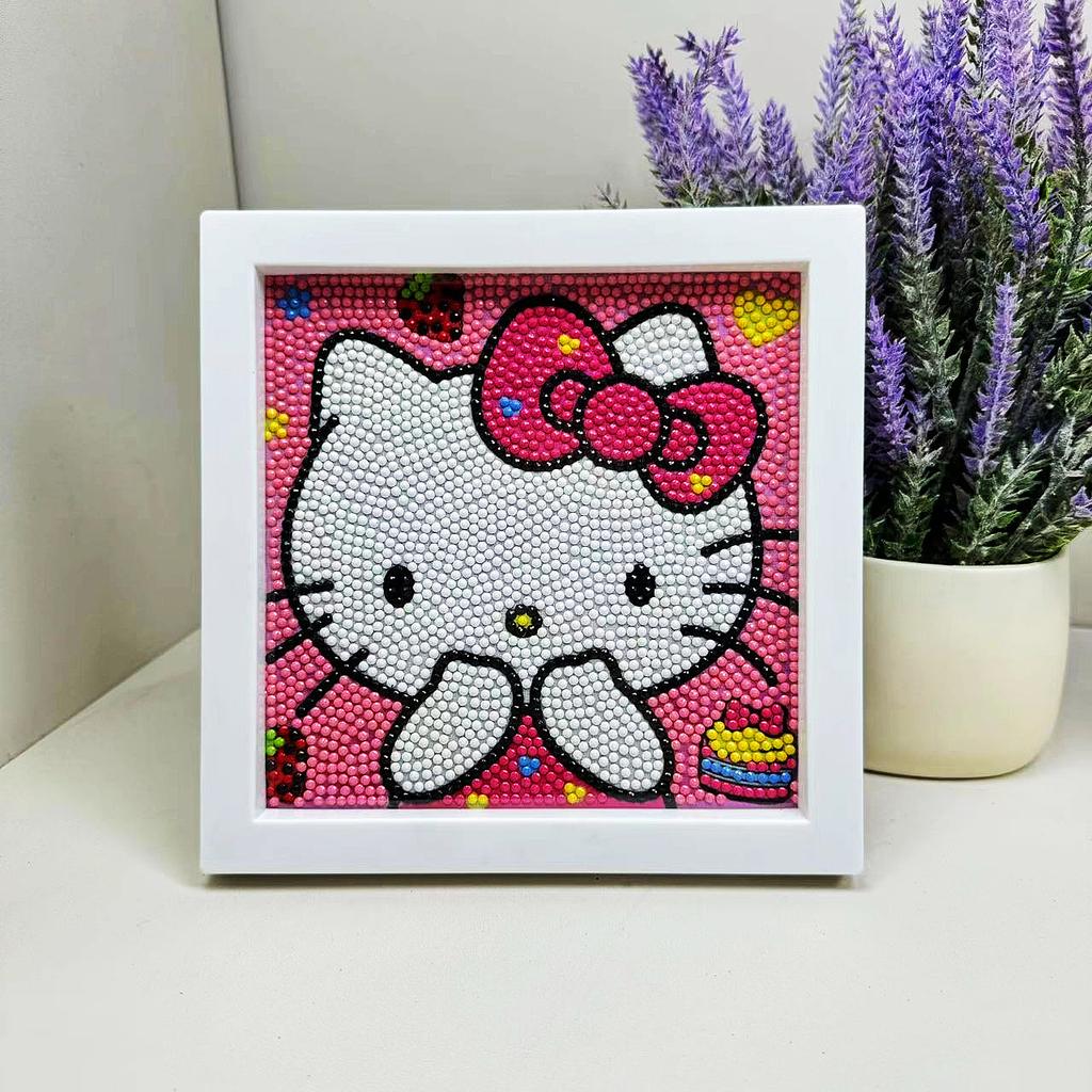 Free Shipping/Cartoon Diamond Painting Children'S Gift Handmade Cross Stitch Framed Diy Bedroom Sticker