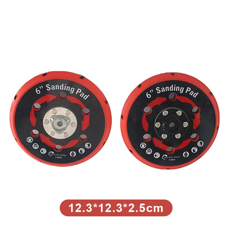 5/6 Inch Polishing Backing Plate High Hardness Self Adhesive Hook Loop Backup Plate Base For Car Surface Polishing Auto Repair