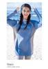 Women's Two-Piece Long Sleeve Quick-Dry Surfing Suit with Sun Protection