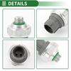 Motoforti A/C Pressure Switch Sensor/Air Conditioning Refrigerant Pressure Transducer for Honda CR-V 2.4L 2002-2006 (Part Number: 80440S3N003)