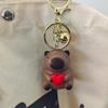 Qixi Gift: 'I Love You' Glowing Capybara Pendant & Sound Keychain
