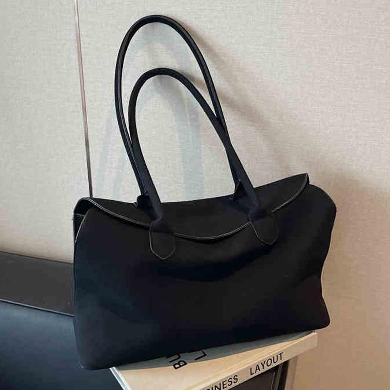 Luxury Designer Tote Bag for Women New Fashion Retro Shoulder Bags French Simple Commuter Large Capacity Underarm Bags