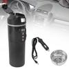 500ml Portable 304 Stainless Steel Car Heated Cup Auto Heating Coffee Mug With Temperature Display For Travel Camping Gi