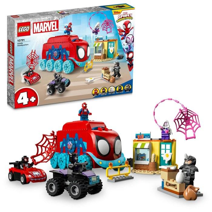 LEGO Marvel Spidey and His Amazing Friends: Movable Secret Headquarters 10791, Multicolor