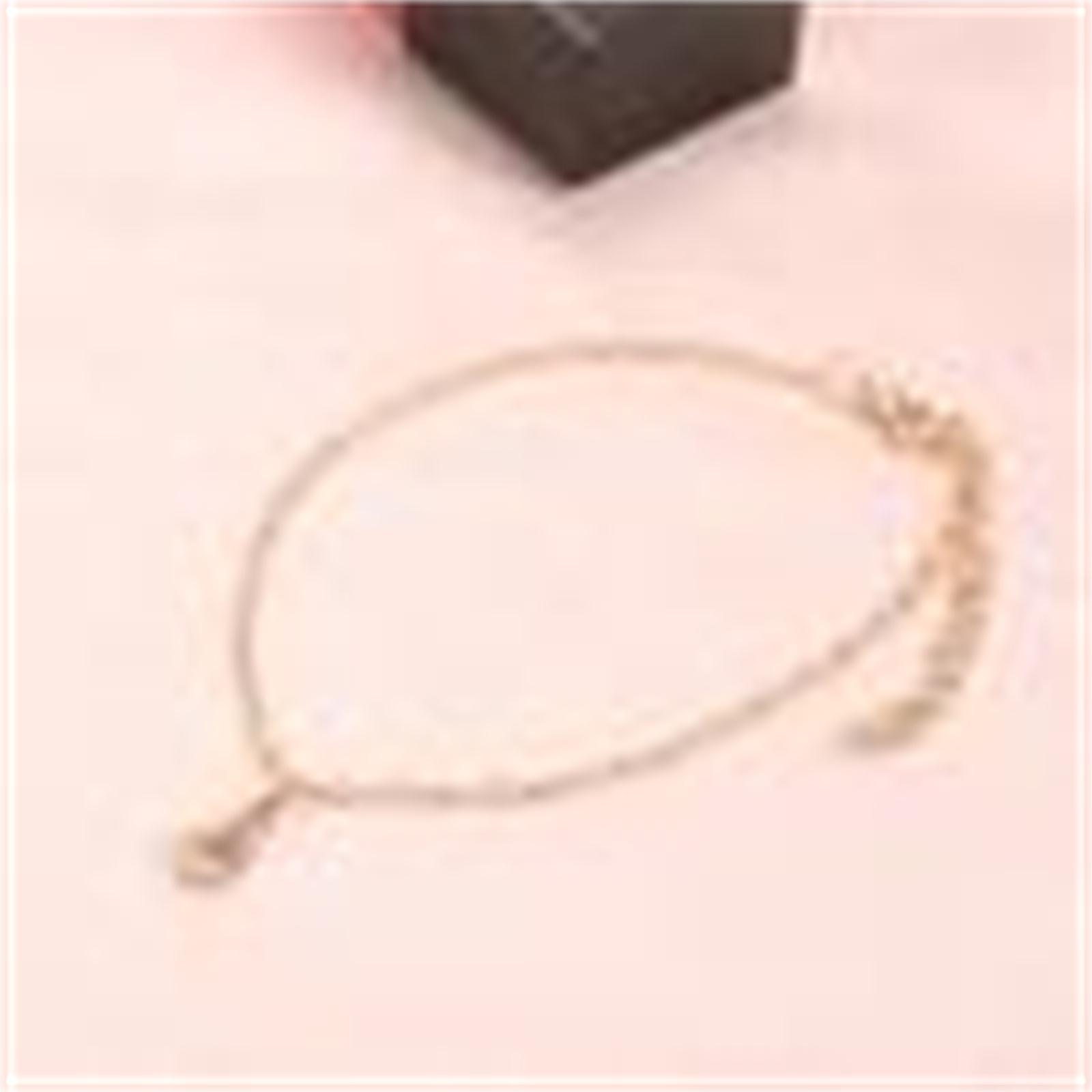 

Fashionable Single-layer Water Droplet Studded Diamond Anklet One Size золотой