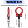 Car Front Bumper Tow Hook, Racing Track Style Trailer Ring Hook, Alloy Durable Cars Screw-on Tow Hook, Fit for 97-06 BMW 3/5/7 Series, 03-14 Mini
