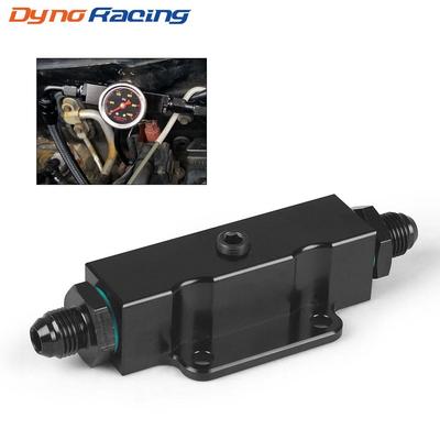 Performance Universal Inline 6-AN AN6 Filter Billet Αλουμίνιο Μαύρο 1/8 Θύρα NPT