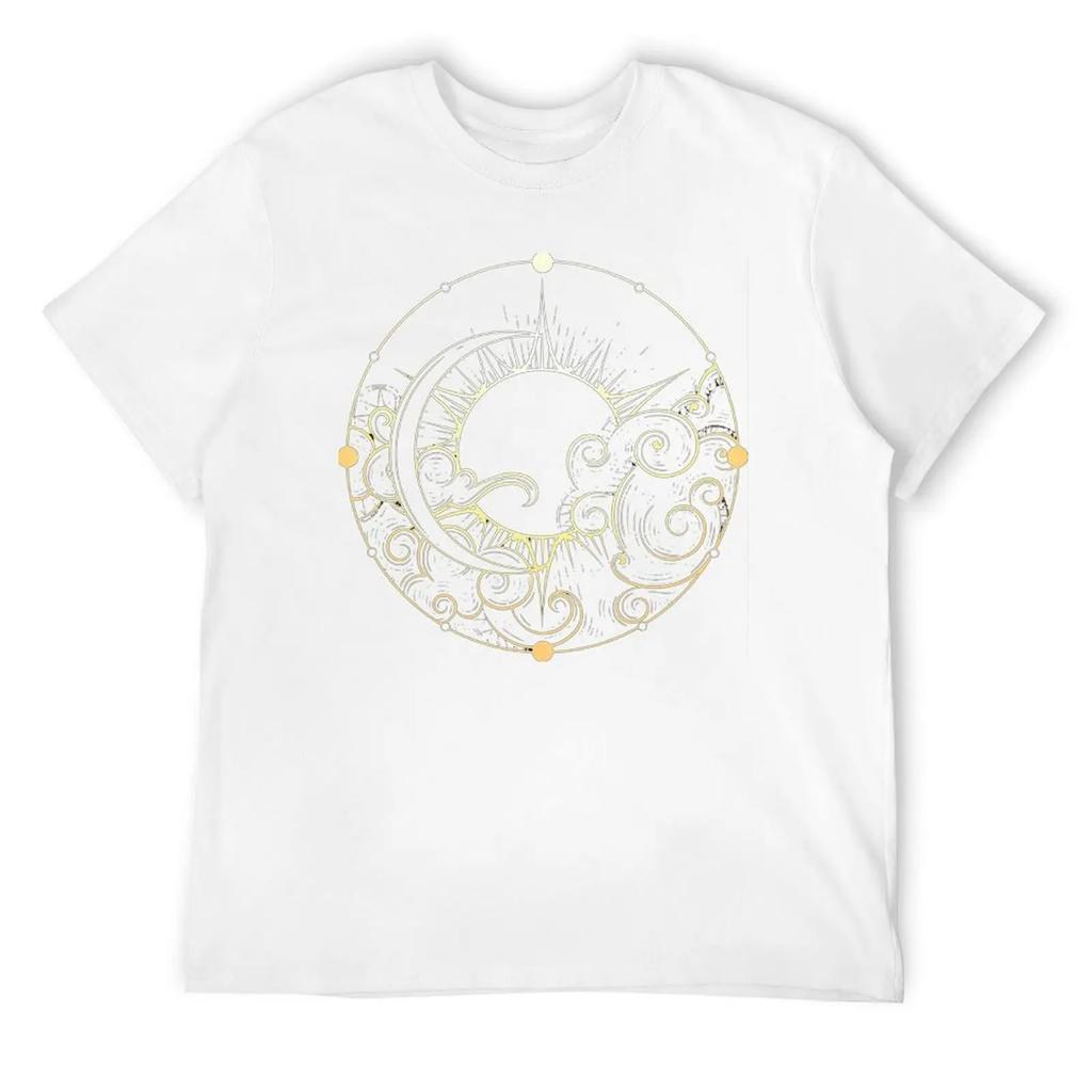 Fresh Sun And Moon For Sale T-shirt  Movement Tees Graphic Cool Humor Graphic Leisure Eur Size