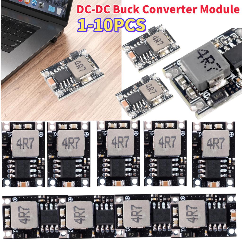DC-DC Buck Converter Step Power Supply Module 1-10PCS 5V-30V To 3.3V 5V 9V 12V 3A Voltage Regulator for Car Motorcycle Battery