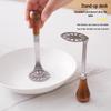 Zhaoran Stainless Steel Potato Masher with Wooden Handle