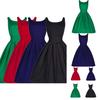 Elegant Vintage Women 1950s Sleeveless Cocktail Dress For Timeless Evening Parties