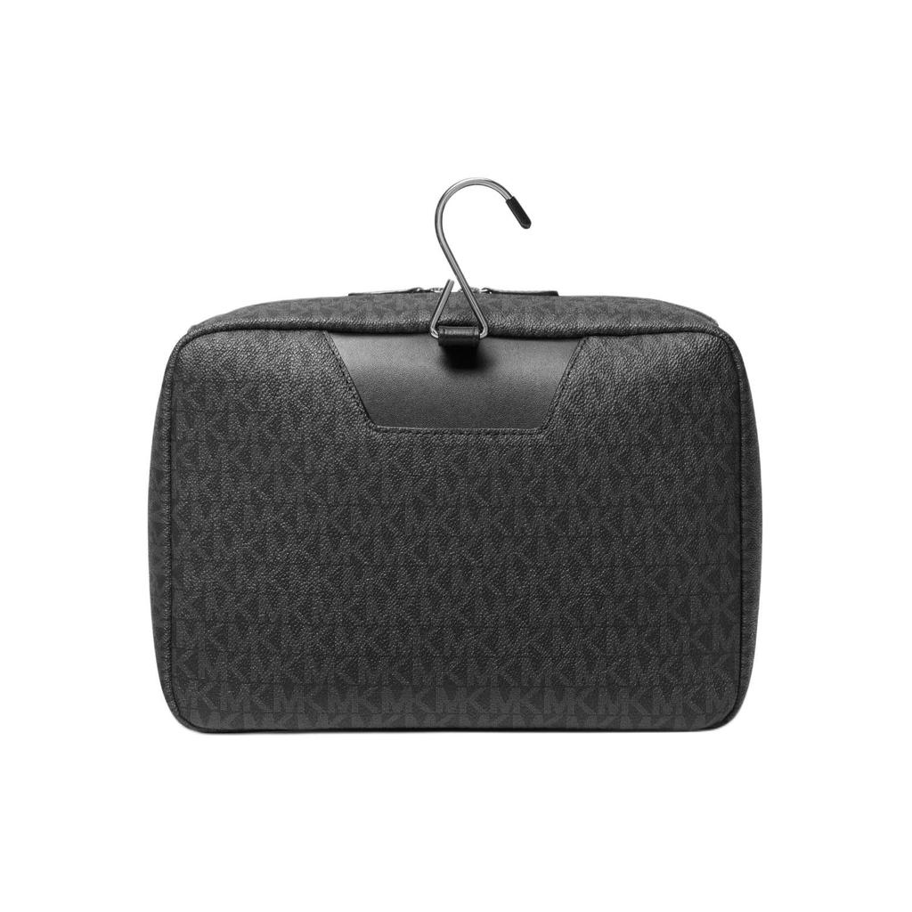 Michael Kors Hudson Artificial Leather Toiletry Bag Men's Black 33S4LHUN8B-BLACK