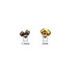 500pcs/lot Metal Copper Tube Crimp Beads Stopper Spacer End Beads For Jewelry Making DIY Earrings Necklace Accessories Wholesale