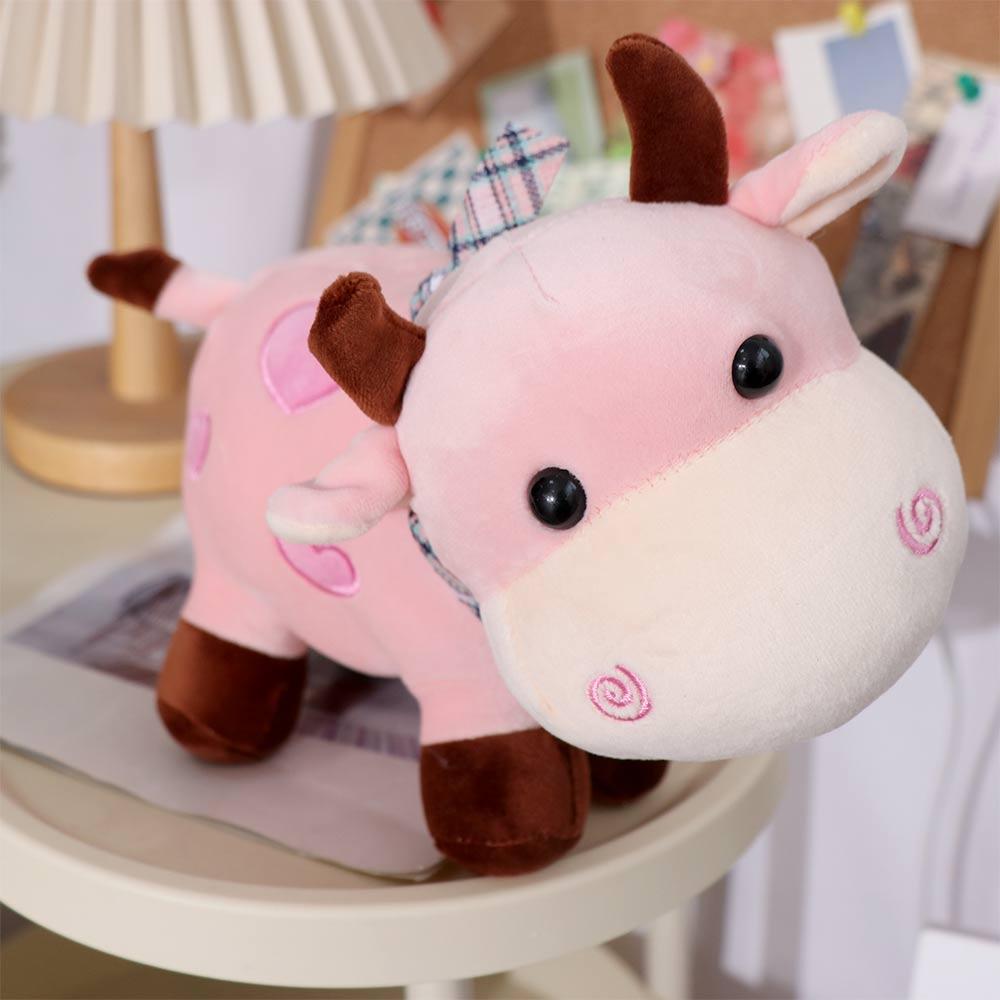 Soft Cotton For Girls Stuffed Toy Bull Plush Doll Cattle Plush Toy Animal Plush Doll Cow Plush Toy