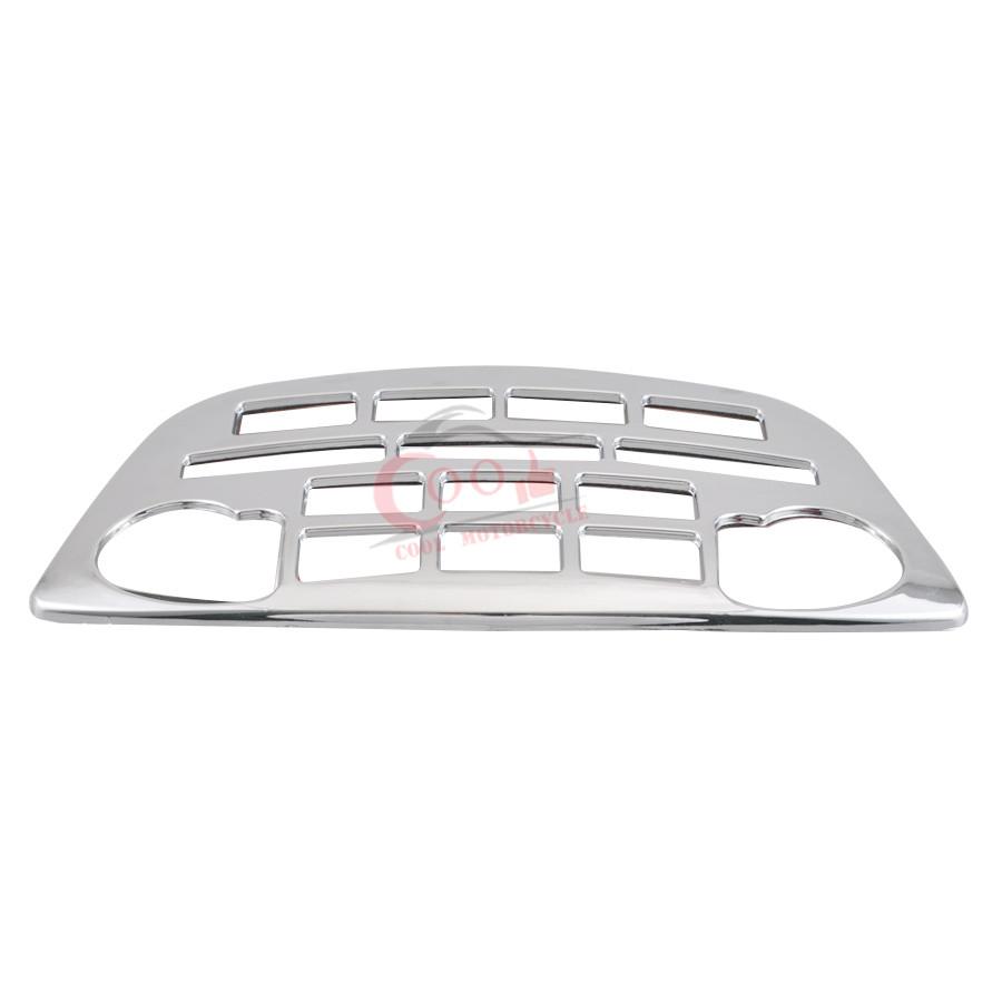 Motorcycle Accessory Chrome Fairing Trim Radio Accent Panel Trim Cover For Honda Gold Wing 1800 GL1800 2001-2011 ABS Plastic