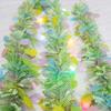 1PC 2m Festive Party Decorations Easter Scene Arrangement Egg Hanging with Top Strip Stage Background Decorative Color Strip
