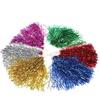 Fankeao 1Pc Metallic Cheerleader Cheer Cheerleading Dance Party Team Match Sports Pom Poms