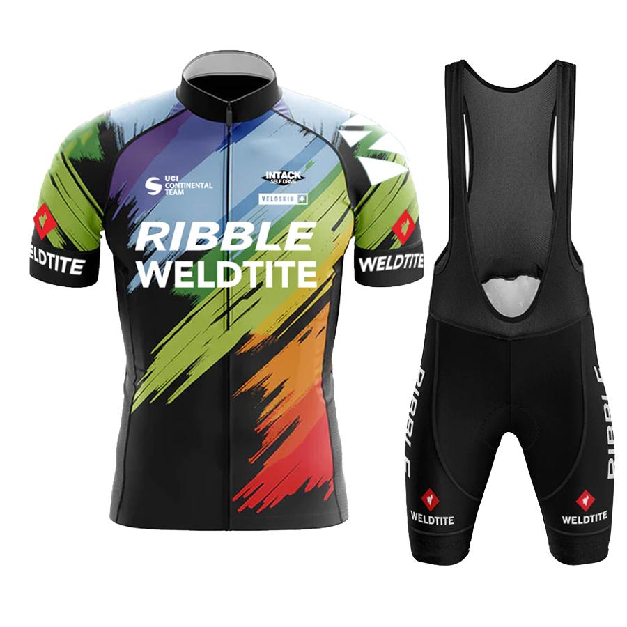 

Cycling Jersey 2026 Team RIBBLE Men Cycling Set Racing Bicycle Clothing Suit Breathable Mountain Bike Clothes Sportwears S