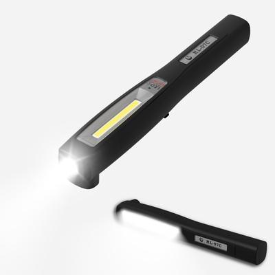 LED Handheld with Wide Spot High 25m Daylight Ideal for Emergency Bicycle and Headlamp Compatible HL-07C Flashlight, Dual-Bulb, Powerful,