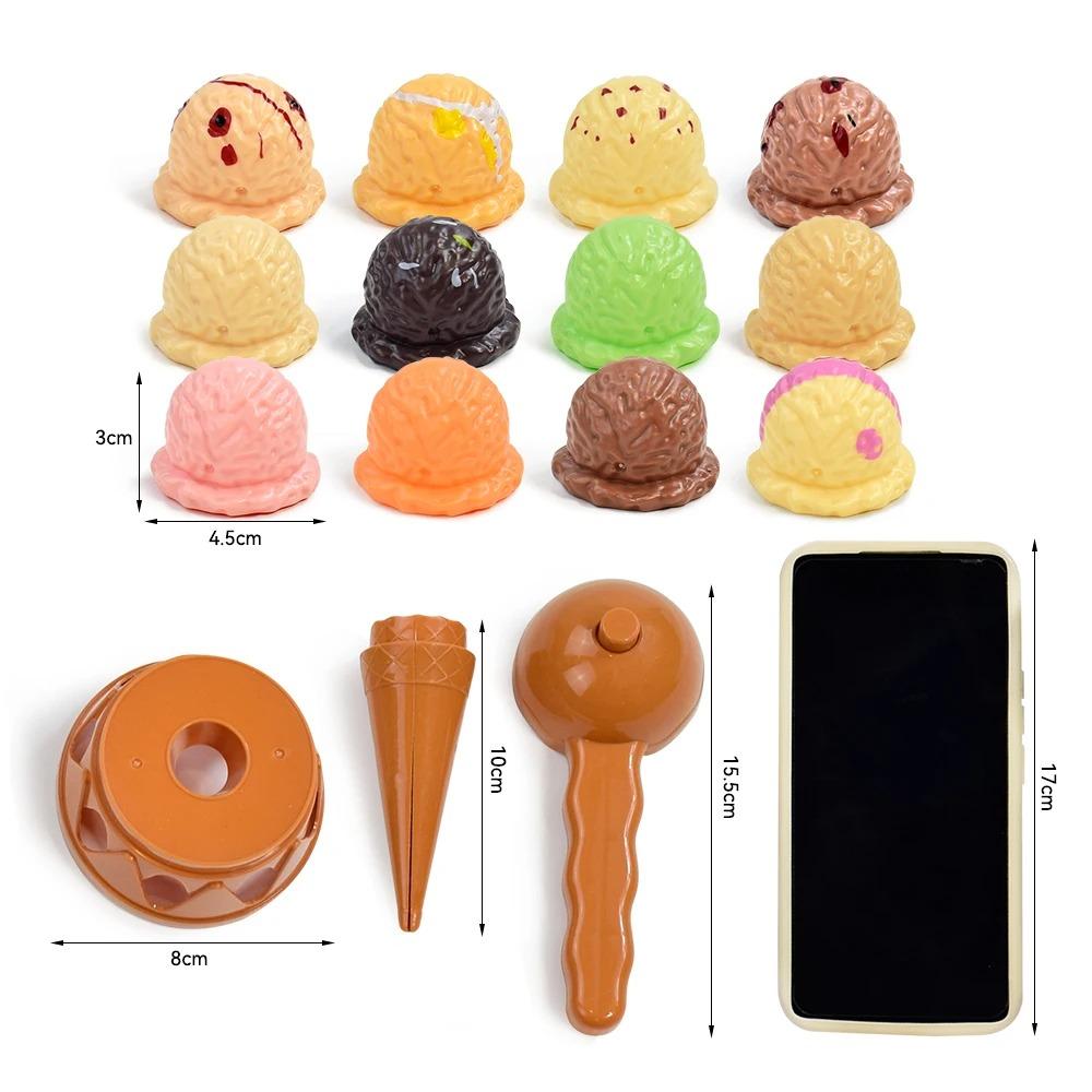 Dessert Ice Cream Games Toy Balancing Ice Cream Stack Up Balancing Toy  Pretend Play