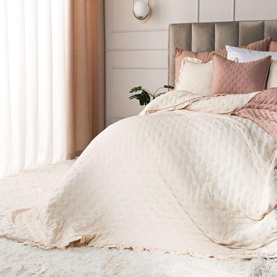 Super Merchant Werona Dekbedovertrek 220x240cm Beige - Romantische Charme En Warmte In Uw Slaapkamer