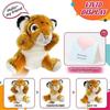 Tiger Hand Puppet Zoo Animal Puppets Jungle Friends Plush Toy For Imaginative