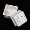 86 * 86 *50mm Home Plastic Flame Retardant Waring Back Box Wall Switch Concealed Bottom Thickened Wall Mount Switch Junction Box