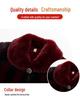 Grandma Winter Faux Mink Velvet Coat - New Style Fur Collar Jacket for Middle-Aged & Elderly Women, High-End Mom's Warm Clothing