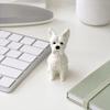 Hunting Dog Statue Realistic Figurine for Cute Puppy Desk