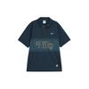 Sportswear Logo Print Color Block Polo Shirt Men Polo Shirts Deep-Sea-Blue HM4456-478