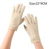 Winter Warm Pu Leather Gloves Women Cute Thick Outdoor Cycling Driving Windproof Cold-Proof Gloves Touchscreen Gloves