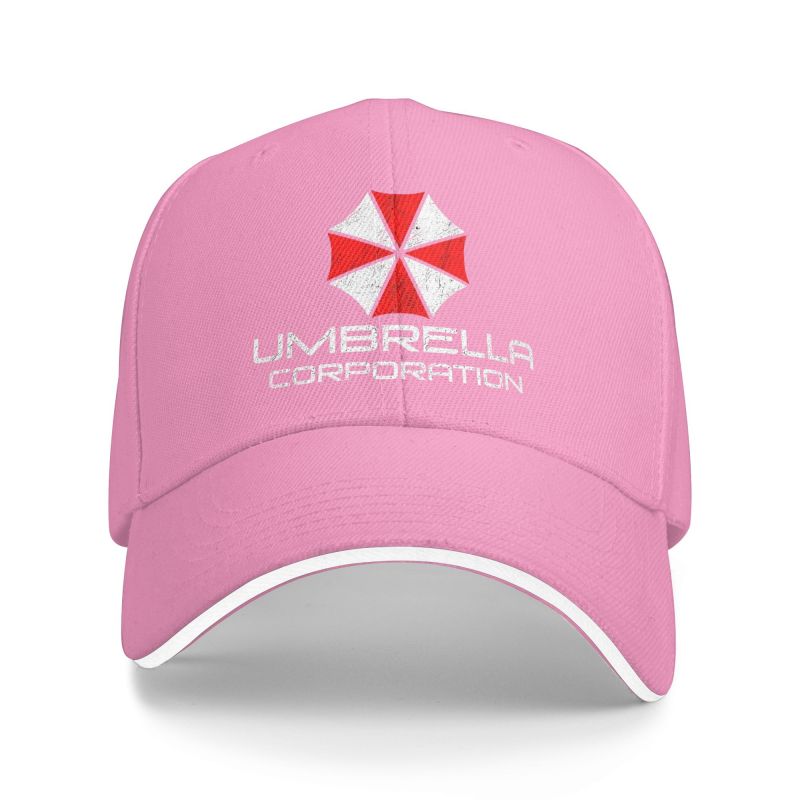 Umbrella Corporation Baseball Cap Retro Adjustable Sandwich Hats for Men Women Breathable Dad Hat Running Golf