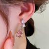 Lindon Fashion Copper Alloy Zircon Jewellery Drop Earrings For Women Wedding Party Gifts