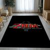 Retro Z-Zelda Cartoon Link Spiele Wohnzimmer Rutschfester Teppich Weicher Teppich für Schlafzimmer Kinderzimmer Spielzimmer Sofa, Heimdekoration Fußmatte