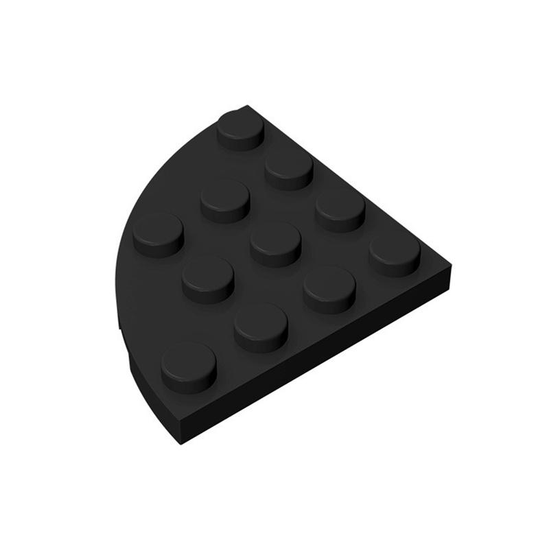 10 KUSŮ 30565 1Deska Kulatý Roh 4 x 4 Kostka Moc Barva Kompatibilní s Kostkami DIY Dětská Hračka Montážní Díl