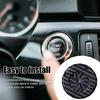 Push Start Button Cover Carbon Fiber Push Start Button Ignition Protective Cover Interior Start Stop Button Cover Car Decoration
